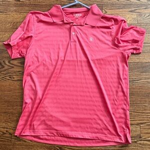 Izod Men's Vibrant Pink Polo Shirt